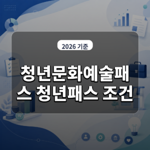 오늘 마감 청년문화예술패스 신청 자격과 7월 소멸 조건 총정리 대표 이미지