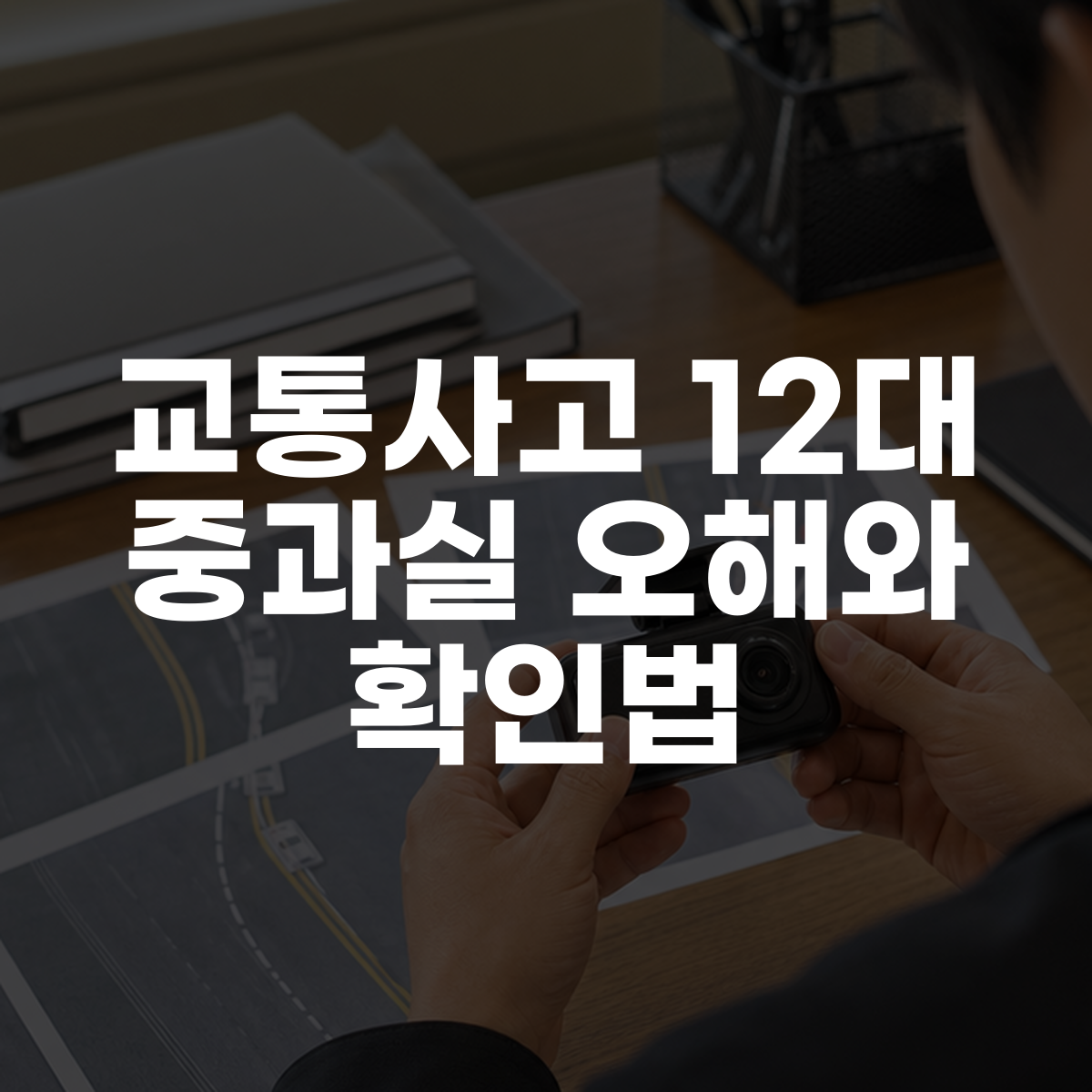 교통사고 12대 중과실 오해와 확인법 대표 이미지
