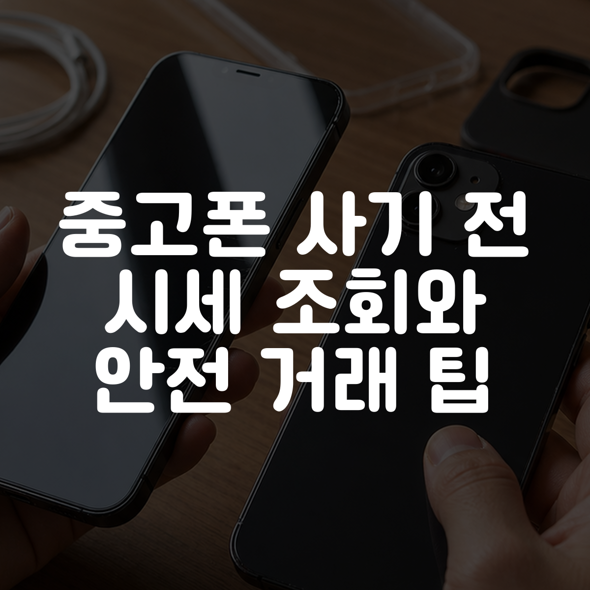 중고폰 사기 전 시세 조회와 안전 거래 팁 대표 이미지