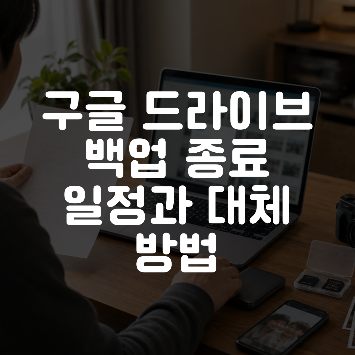 구글 드라이브 백업 종료 일정과 대체 방법 대표 이미지