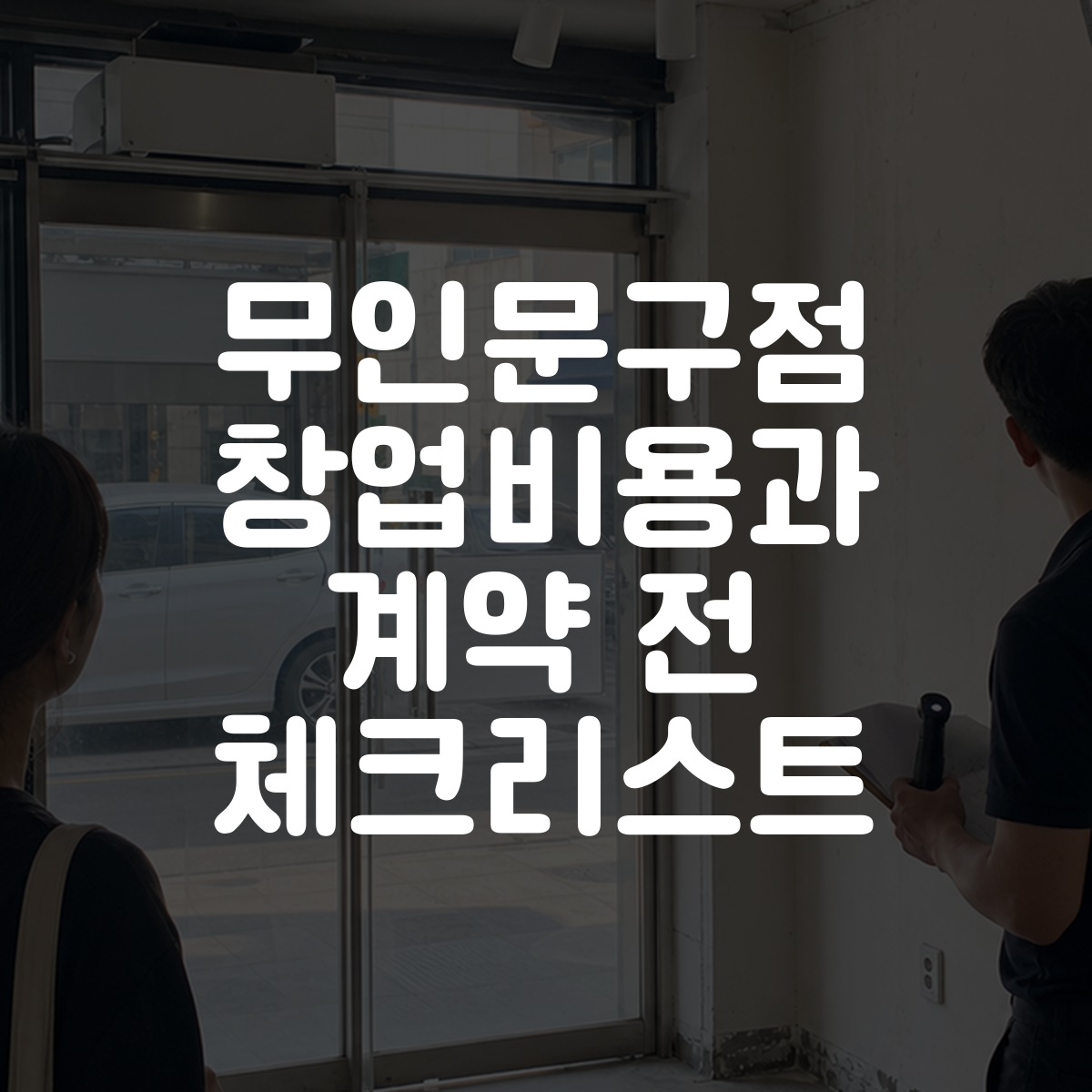 무인문구점 창업비용과 계약 전 체크리스트 1 무인문구점 창업비용과 계약 전 체크리스트 대표 이미지