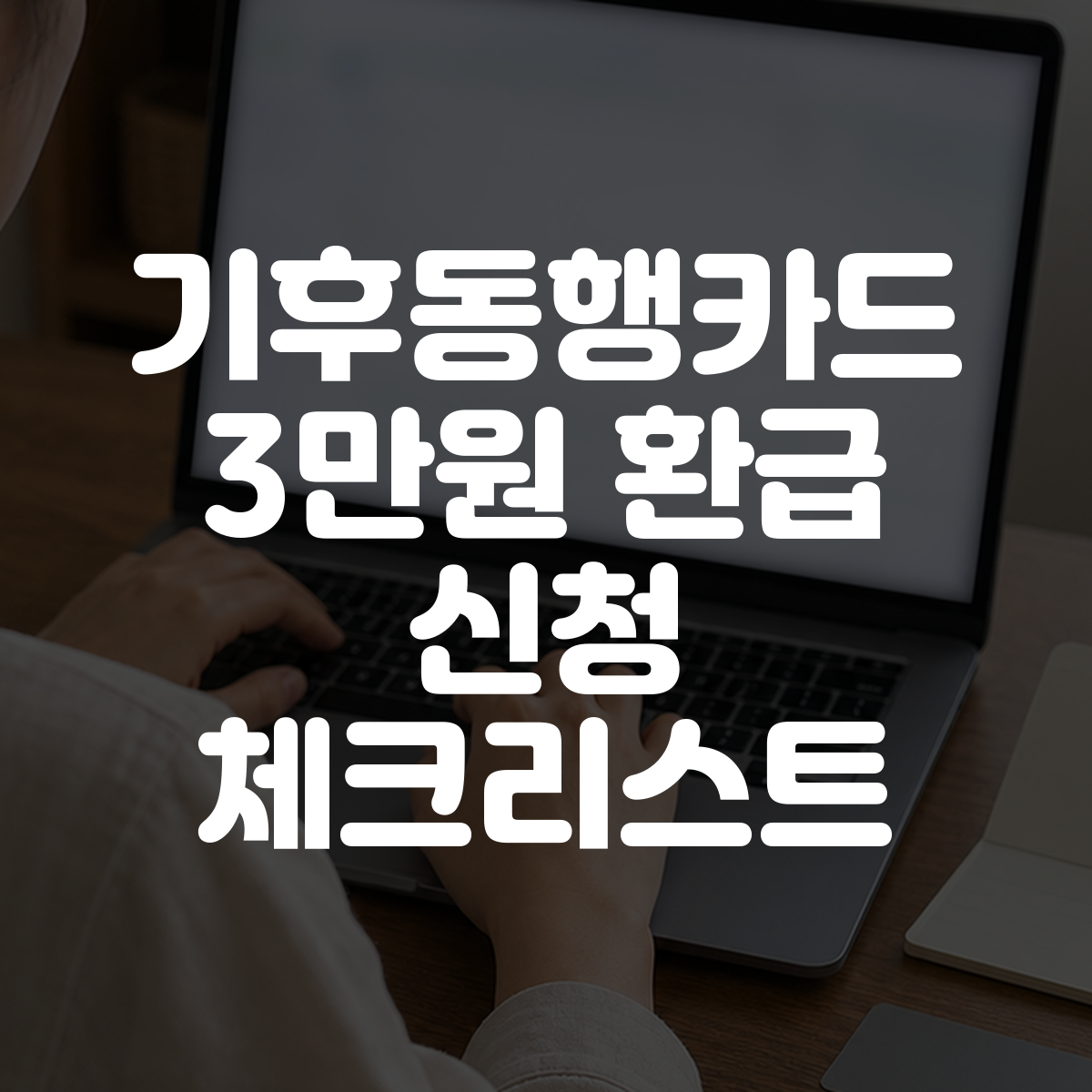 기후동행카드 3만원 환급 신청 체크리스트 대표 이미지
