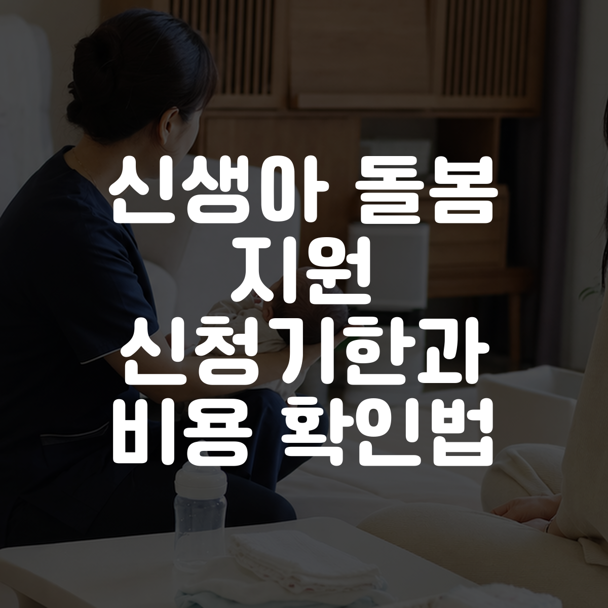 신생아 돌봄 지원 신청기한과 비용 확인법 대표 이미지