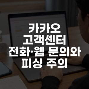 카카오 고객센터 전화·웹 문의와 피싱 주의 대표 이미지