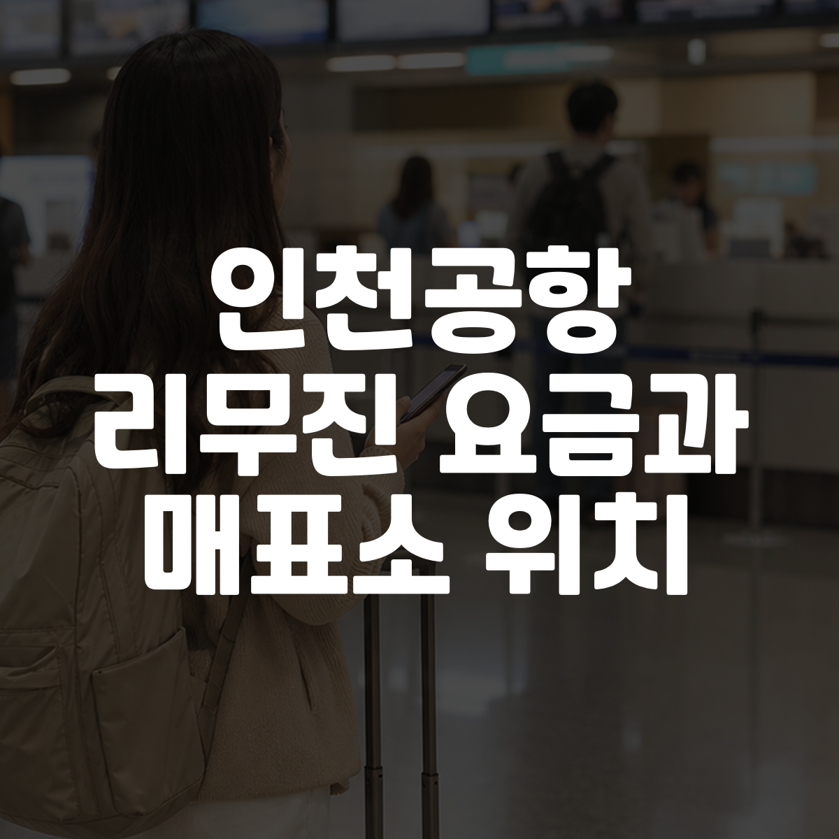 인천공항 리무진 요금과 매표소 위치 대표 이미지