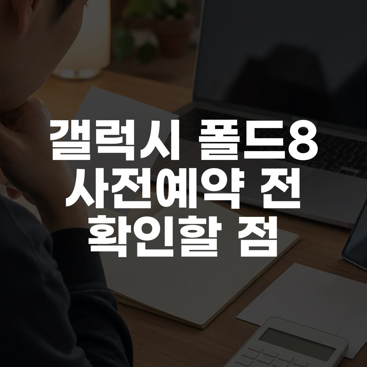 갤럭시 폴드8 사전예약 전 확인할 점 대표 이미지