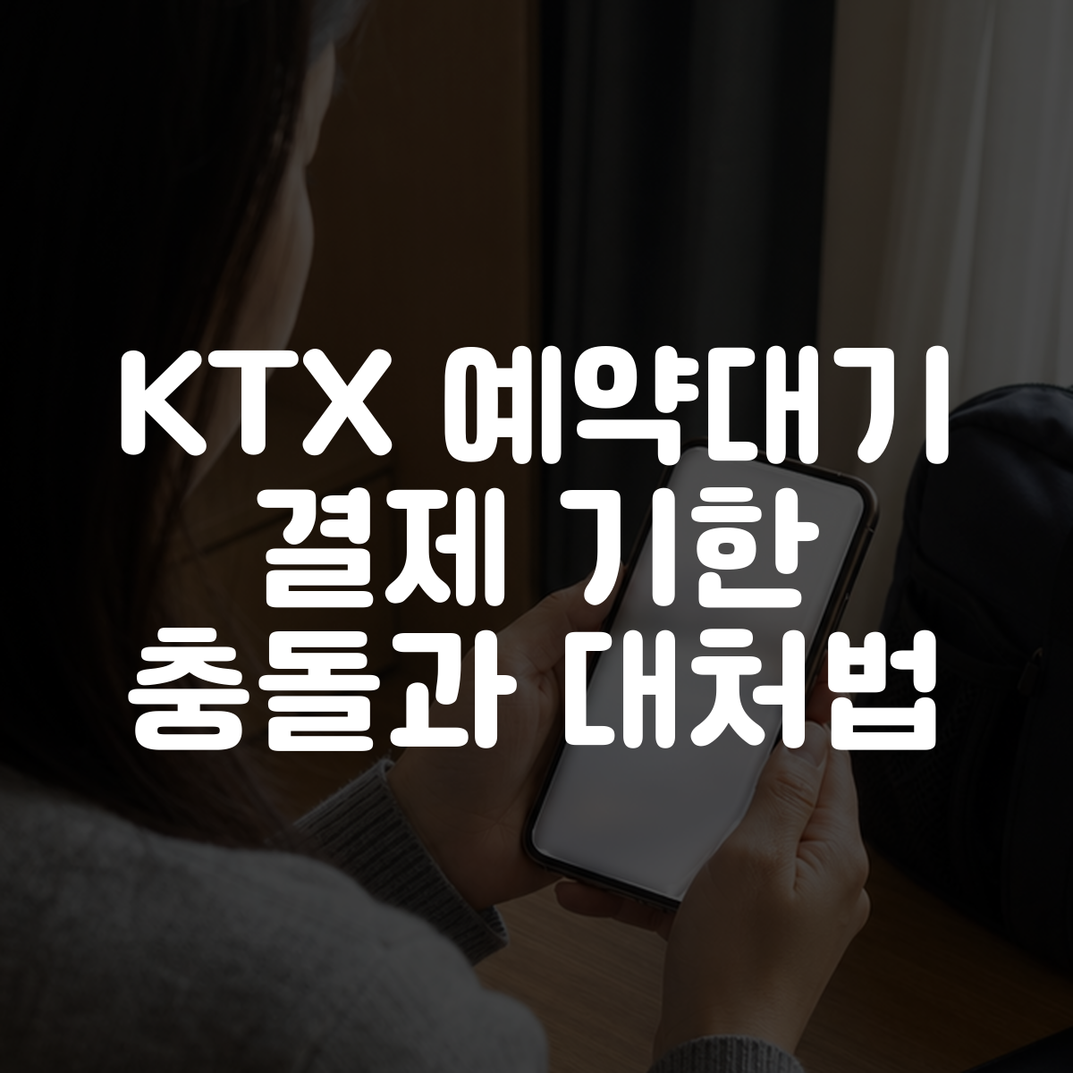 KTX 예약대기 결제 기한 충돌과 대처법 대표 이미지